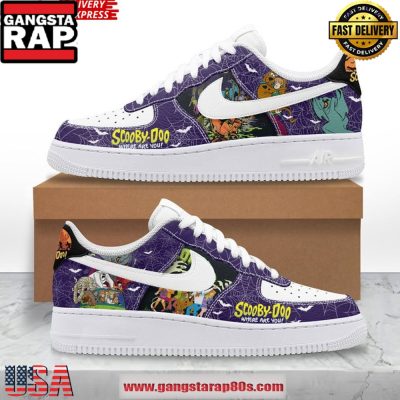 Scooby Doo Where Are You Limited Edition Air Force 1 Sneakers Shoes
