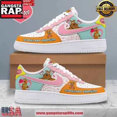 Scooby-Doo Valentine Limited Edition Air Force 1 Shoes Running Sneakers