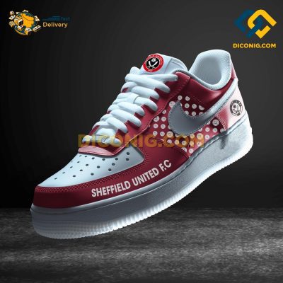 Sheffield United Custom Shoes EPL Air Force 1 DICONIG FASHION