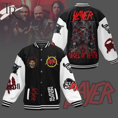 Slayer Nation Angel Of Death Baseball Jacket
