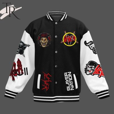 Slayer Nation Angel Of Death Baseball Jacket