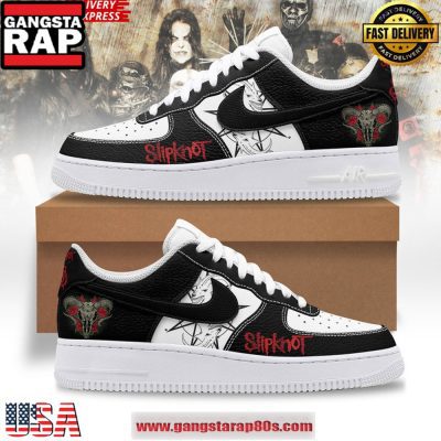 Slipknot 25th Anniversary Edition Air Force 1 Running Sneakers Shoes