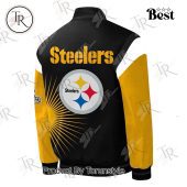Snoop Dog X Steelers Baseball Jacket Looking So Nice - demo10