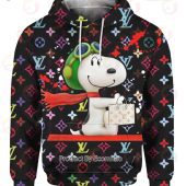 Snoopy Louis Vuitton Hoodie The Use Of Gradients Creates A Beautiful Depth. - demo10