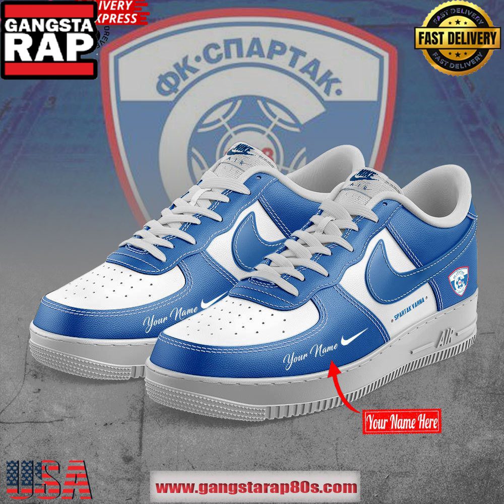 Spartak Varna Custom Air Force 1 Running Sneakers Shoes Spartak Varna Custom Air Force 1 Running Sneakers Shoes