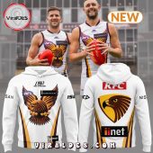 Special New Afl Hawthorn Hawks White Hoodie Super Sober - demo10