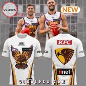Special New Afl Hawthorn Hawks White Hoodie Stand Easy Bro - demo10