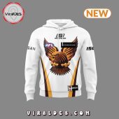 Special New Afl Hawthorn Hawks White Hoodie Radiant And Glowing Pic Dear - demo10