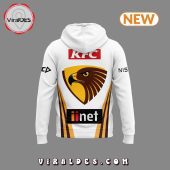 Special New Afl Hawthorn Hawks White Hoodie Rejuvenating Picture - demo10