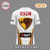 Special New Afl Hawthorn Hawks White Hoodie Eye Soothing Picture Dear - demo10