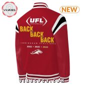 Special Ufl Champions Birmingham Stallions Red Baseball Jacket Good Click - demo10