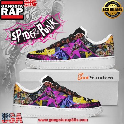 Spider-Punk Limited Edition Air Force 1 Sneakers Shoes