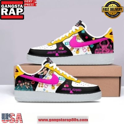 Squid Game Limited Edition Air Force 1 Shoes Running Sneakers