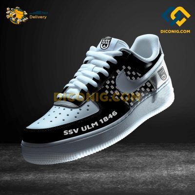 SSV Ulm Air Force 1 Bundesliga Custom Shoes Black DICONIG FASHION