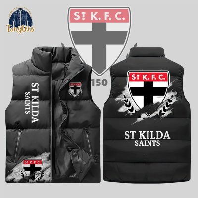 St Kilda Football Club Saints AFL Sleeveless Jacket