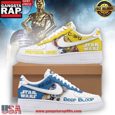 Star Wars R2-D2 C-3PO Limited Edition Air Force 1 Sneakers Shoes