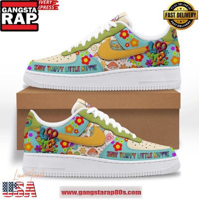 Stay Trippy Little Hippie Limited Air Force 1 Running Sneakers Shoes