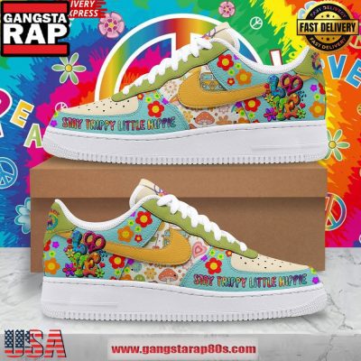 Stay Trippy Little Hippie Limited Air Force 1 Running Sneakers Shoes