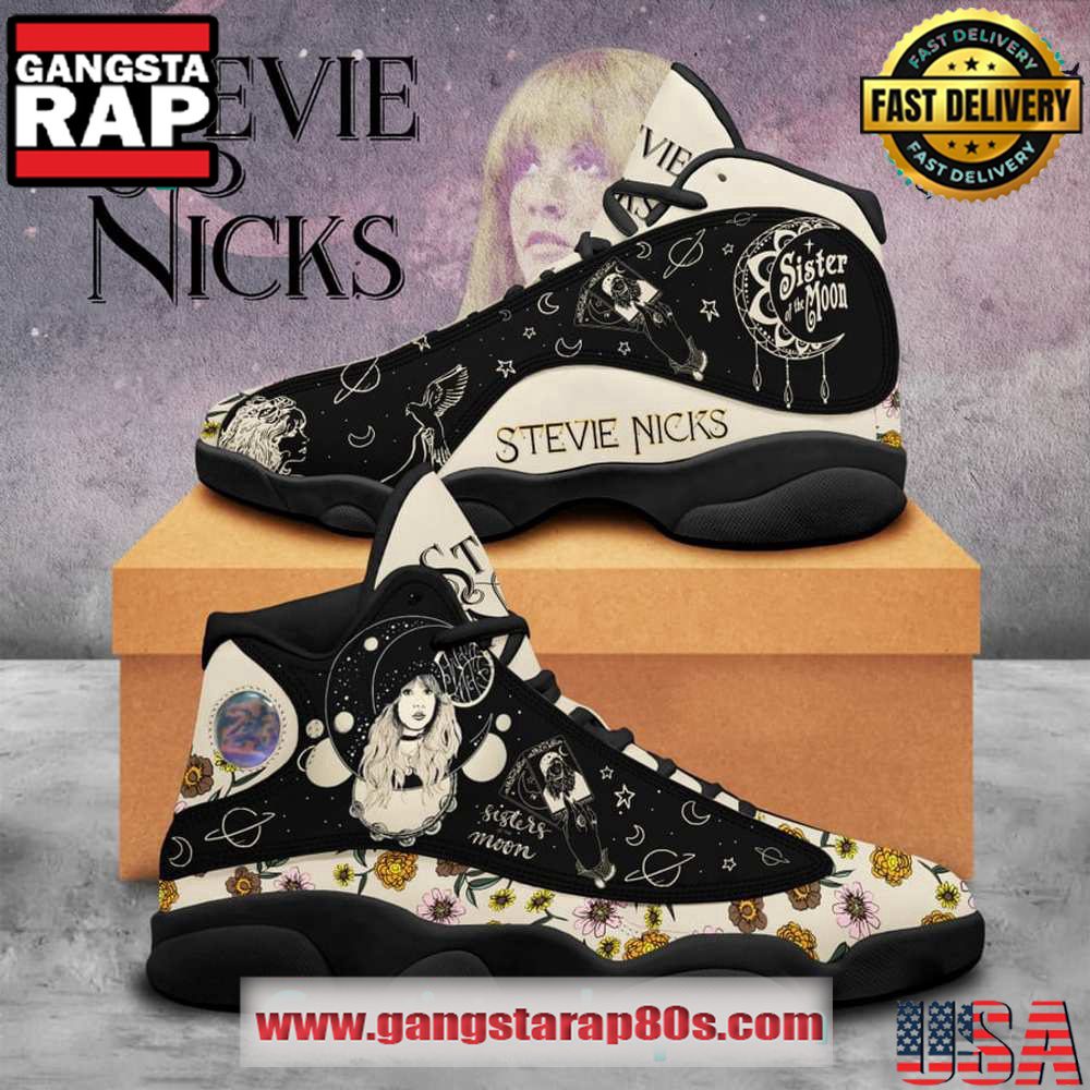 Stevie Nicks Flower Air Jordan 13 Sneakers Shoes Stevie Nicks Flower Air Jordan 13 Sneakers Shoes