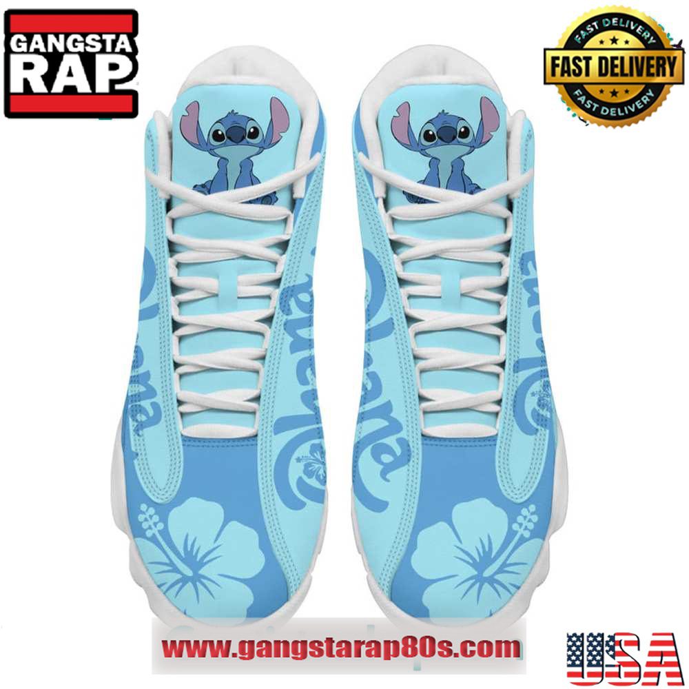 Stitch Ohana Air Jordan 13 Sneakers Shoess Stitch Ohana Air Jordan 13 Sneakers Shoess