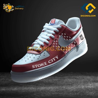 Stoke City Custom Shoes EPL Air Force 1 DICONIG FASHION