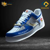 Stuttgart Custom Shoes Blue Bundesliga Air Force 1 DICONIG FASHION