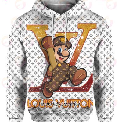 Super Mario Louis Vuitton Hoodie