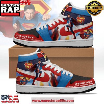 Superman 2025 Limited Edition Nike Air Jordan 1 Running Sneakers Shoes