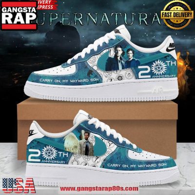 Supernatural 20th Aniversary Limited Edition Air Force 1 Sneakers Shoes