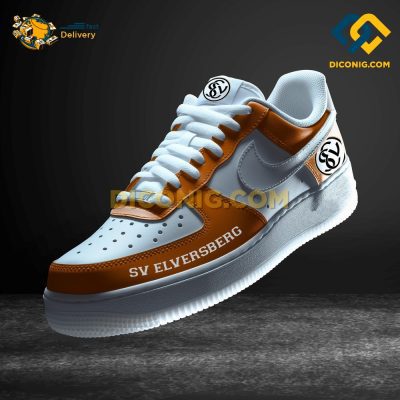 SV Elversberg Custom Shoes Orange Bundesliga Air Force 1 DICONIG FASHION