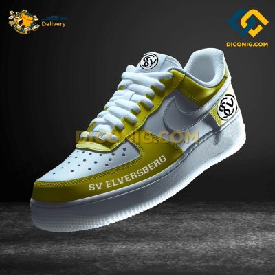 SV Elversberg Custom Shoes Yellow Bundesliga Air Force 1 DICONIG FASHION