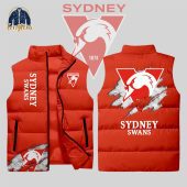 Sydney Swan AFL Sleeveless Jacket