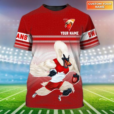 Sydney Swans | Sydney Swans Personalized Name 3D Tshirt