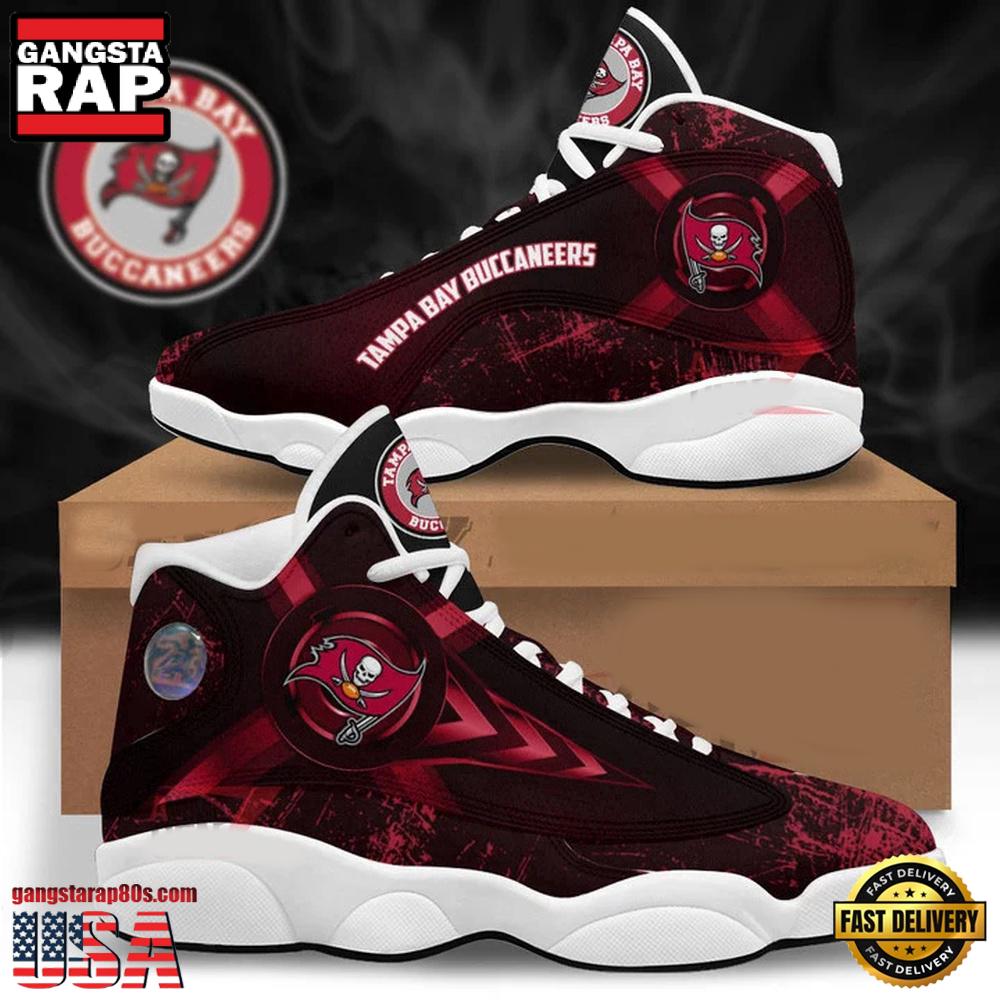 NFL Tampa Bay Buccaneers New Design Air Jordan 13 Running Sneakers Shoes For Fans NFL Tampa Bay Buccaneers New Design Air Jordan 13 Running Sneakers Shoes For Fans