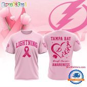 Tampa Bay Lightning 2025 NHL Pink Breast Cancer Awareness All Over Print Shirt