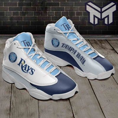 Tampa Bay Rays Air Jordan 13,Form Shoes Halloween Sport Sneakers White Black J13 Shoes Custom Shoes