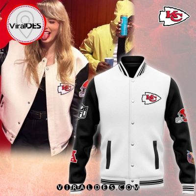 Taylor x Kansas City Chiefs Baseball Jacket LIMITED EDITION