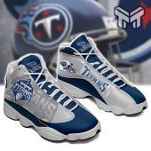 Tennessee Titans Air Jordan 13 Fans Sport Shoes Team Nfl Big Gift For Fans White Black J13 Shoes 1.jpg - demo10