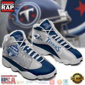 Tennessee Titans Football Team NFL Big Logo 6 Gift Air Jordan 13 Sneakers Shoes Shoes