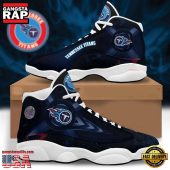 NFL Tennessee Titans New Design Air Jordan 13 Running Sneakers Shoes For Fans