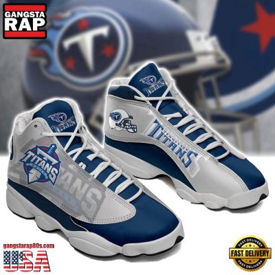 Tennessee Titans NFL Ver 5 Air Jordan 13 Sneakers Shoes