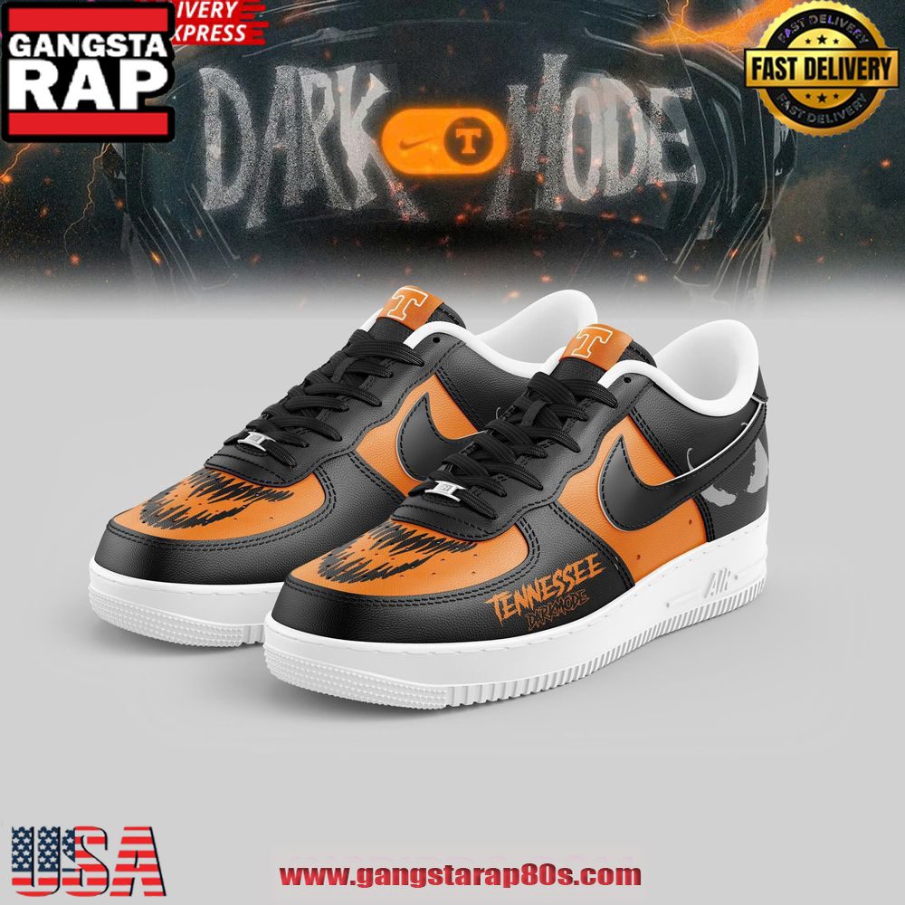 Tennessee Volunteers Venom Dark Mode Air Force 1 Shoes Tennessee Volunteers Venom Dark Mode Air Force 1 Shoes