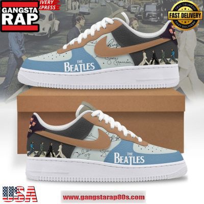 The Beatles Walking Limited Edition Air Force 1 Shoes Running Sneakers