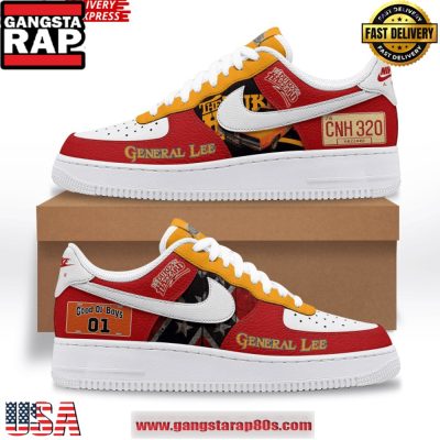 The Dukes of Hazzard Limited Edition Air Force 1 Sneakers Shoes
