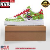 The Grinch Feeling Extra Grinchy Christmas Air Force 1 Running Sneakers Shoes8277.jpg - demo10
