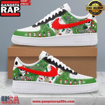 The Nightmare Before Christmas Holiday Special Air Force 1 Running Sneakers Shoes