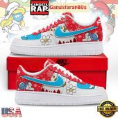 The Smurfs Merry Christmas Air Force 1 Sneakers Shoes