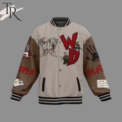 The Walking Dead Fight The Dead Fear The Living Baseball Jacket