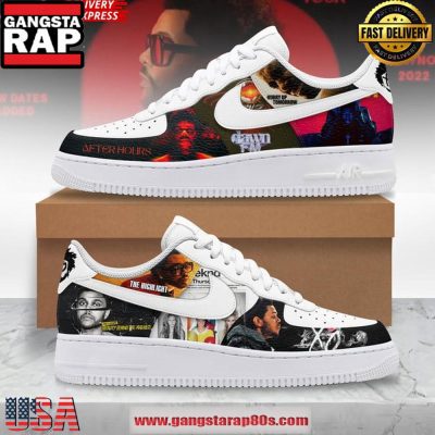 The Weeknd All Albums Limited Edition Air Force 1 Sneakers Shoes