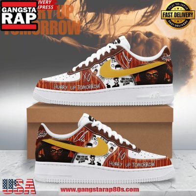 The Weeknd Hurry Up Tomorrow Limited Air Force 1 Running Sneakers Shoes
